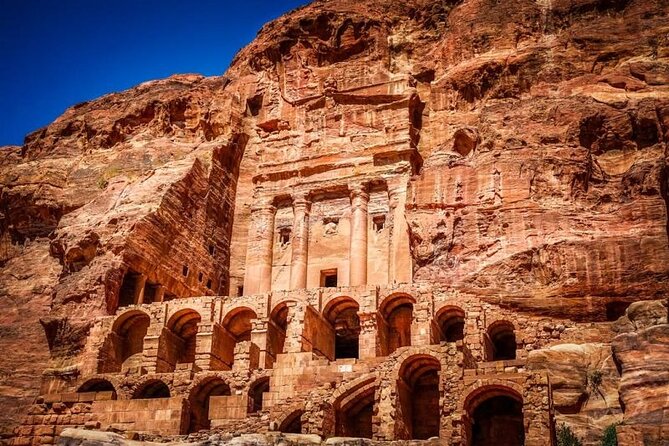 2-Day Tour: Petra, Wadi Rum, and 3Hour Stop at Aqaba or Dead Sea - Petra in three hours
