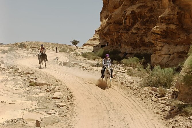 2 Hour Trail Ride to Little Petra-Morning or Sunset - Horse care and rider safety