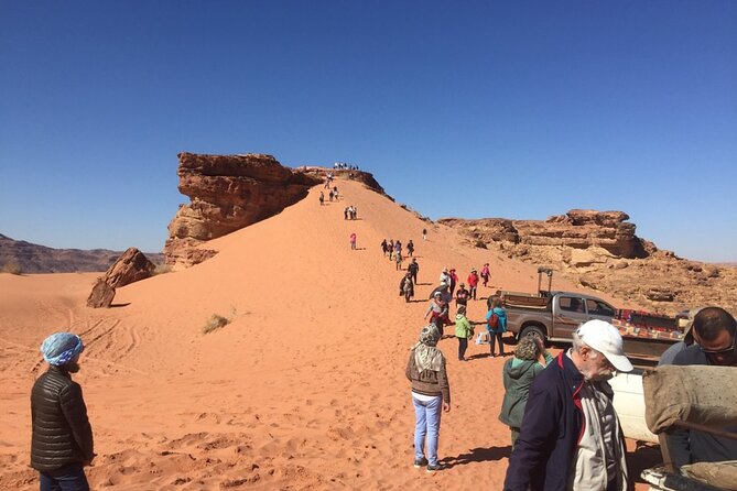4 Hour Jeep Tour Wadi Rum Desert Highlights (morning or sunset) - Khazali Canyon and its old inscriptions