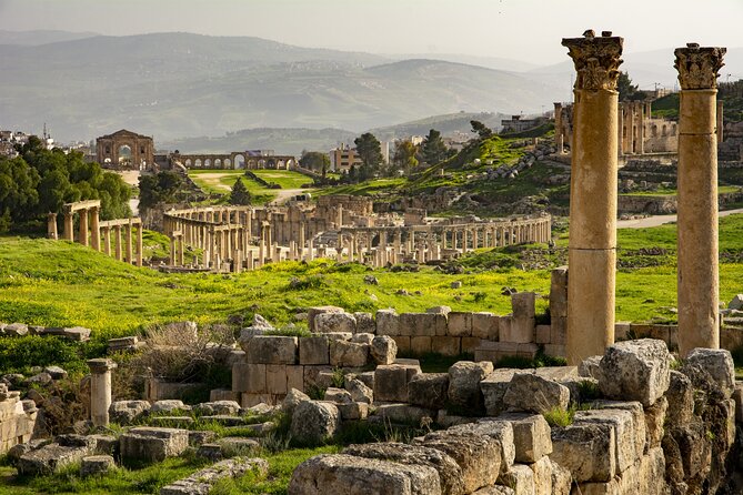 5-Day Private Tour to Amman Jerash Madaba Petra Wadi Rum Dead Sea - Day 1: Roman Amman, Jerash columns, and Ajloun Castle