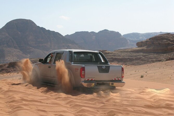 8 Days Jordan Tour: Petra, Wadi Rum, Aqaba - Day 4: Wadi Rum by 4x4 and Bedouin camp