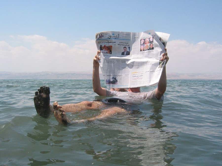 Amman: Dead Sea Day Tour with Optional Entry Fees and Lunch - Floating in the Dead Sea