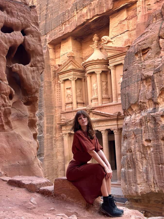 Amman to Petra Wadi Rum Dead Sea 2 or 3 Days Private Tour - Petra on day one: dramatic, but fast in the two-day plan