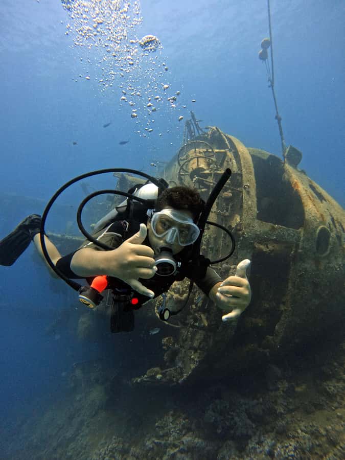 Aqaba: Private Red Sea Diving for Beginner or Experienced - The underwater session: reefs, fish, and wrecks