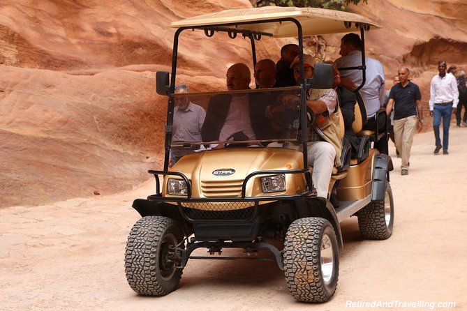 Aqaba Shore Excursion: Private accessible Petra Tour - Entering Petra through the Siq