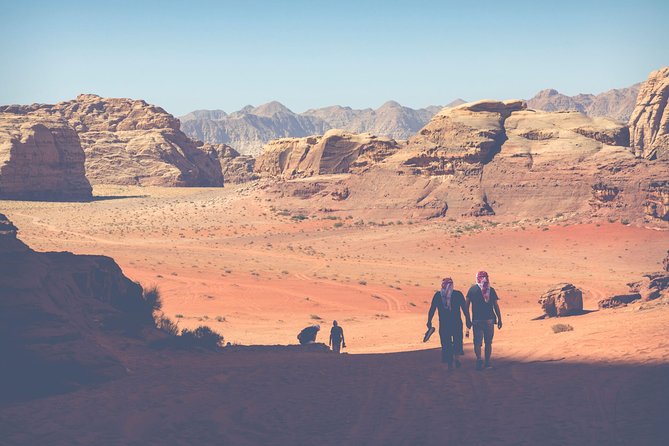 Best of Wadi Rum | Full day jeep tour + overnight in bedouin camp | Pack all-in - Lunch, water, and the practical comfort of a jeep