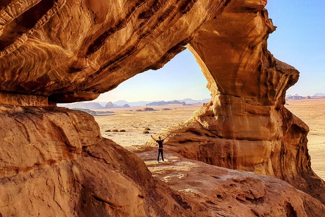 Best of Wadi Rum | Full day jeep tour + overnight in bedouin camp | Pack all-in - Nabatean carvings and Lawrence of Arabia sites