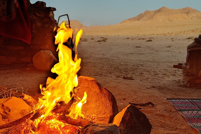 Best of Wadi Rum | Full day Jeep tour + Sleep under the stars | Pack all-in - Nabatean Temple and carvings