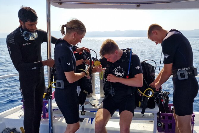Boat Dive and Snorkeling Experience in Aqaba - The first stop: one guided scuba session