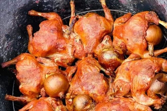 Cooking outside in little Petra between the Mountains. - Who Will Enjoy This Most