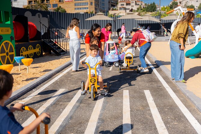 Discover Trax Jo Playground and Traffic Park Fun - The traffic park gives small children a useful kind of play