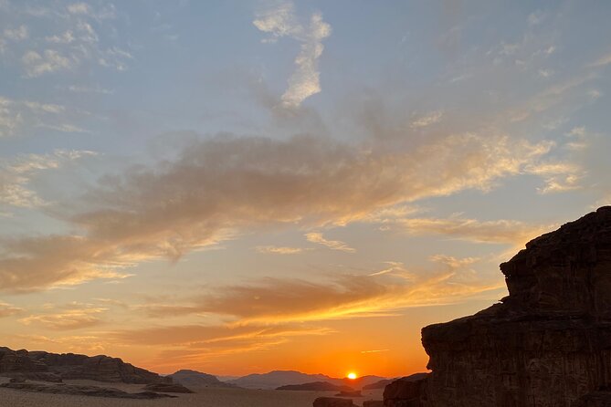 Explore Wadi Rum: Jeep Tour, Bed and Breakfast, and Dinner - Dinner, breakfast, and a night under the stars