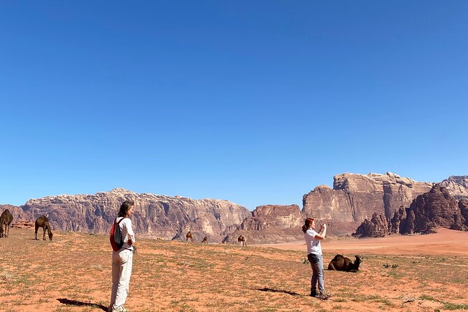 Explore Wadi Rum: Jeep Tour, Bed and Breakfast, and Dinner - Al-Khazali and its 3,000-year-old inscriptions