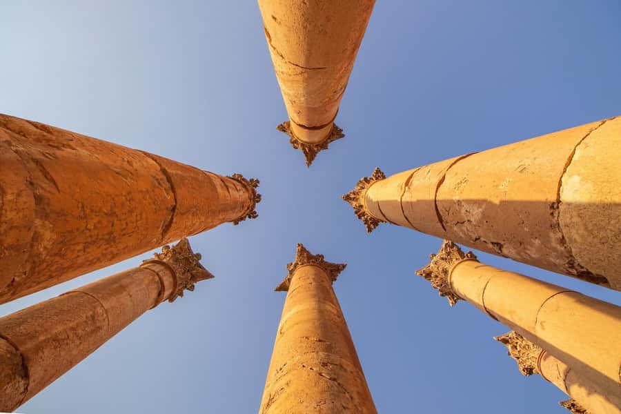 From Amman: Full day Jerash and Amman city Tour - The 6,000-seat Roman Theater in central Amman