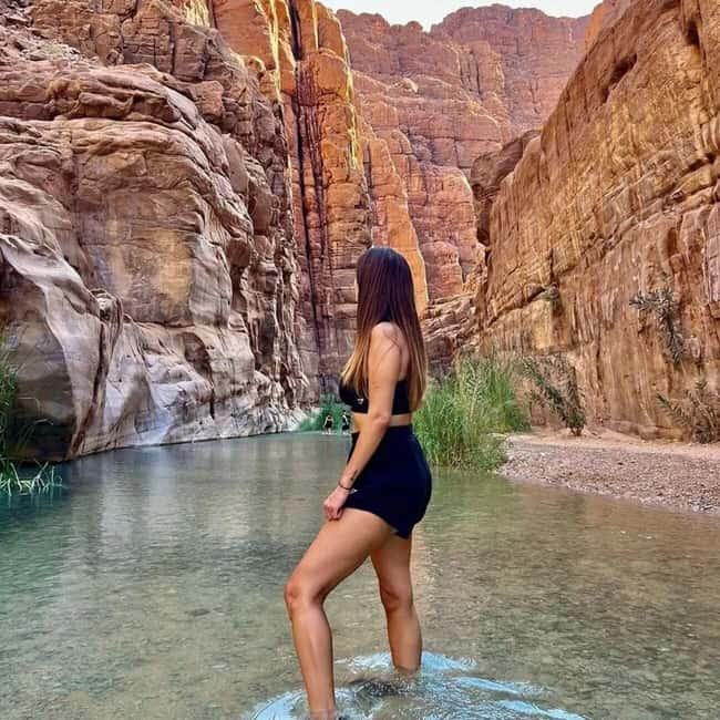 From Amman or Madaba: Wadi Mujib Hiking Tour - The paid mud beach and what the extra fee means
