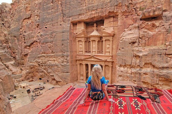 From Amman: Petra and Wadi rum Full day Tour - Wadi Rum by pickup truck