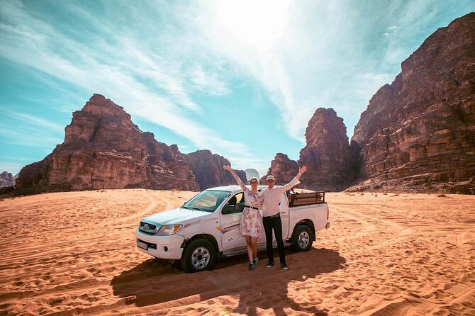 From Amman: Petra and Wadi rum Full day Tour - Four hours at Petra, from the Siq to the Treasury