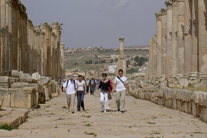 From Amman :Private full day tour to Jerash ,Ajoune and Um Qais - Umm Qais, basalt ruins and the best views of the day