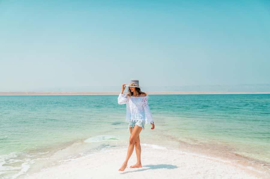 From Amman:To Al-Mujib Canyon & Dead Sea Salt Beach Day Trip - Wadi Mujib gives the day its real adventure