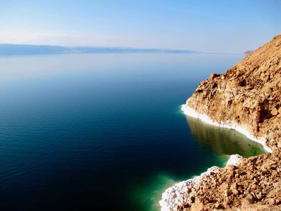From Amman:To Al-Mujib Canyon & Dead Sea Salt Beach Day Trip - The Dead Sea changes the pace