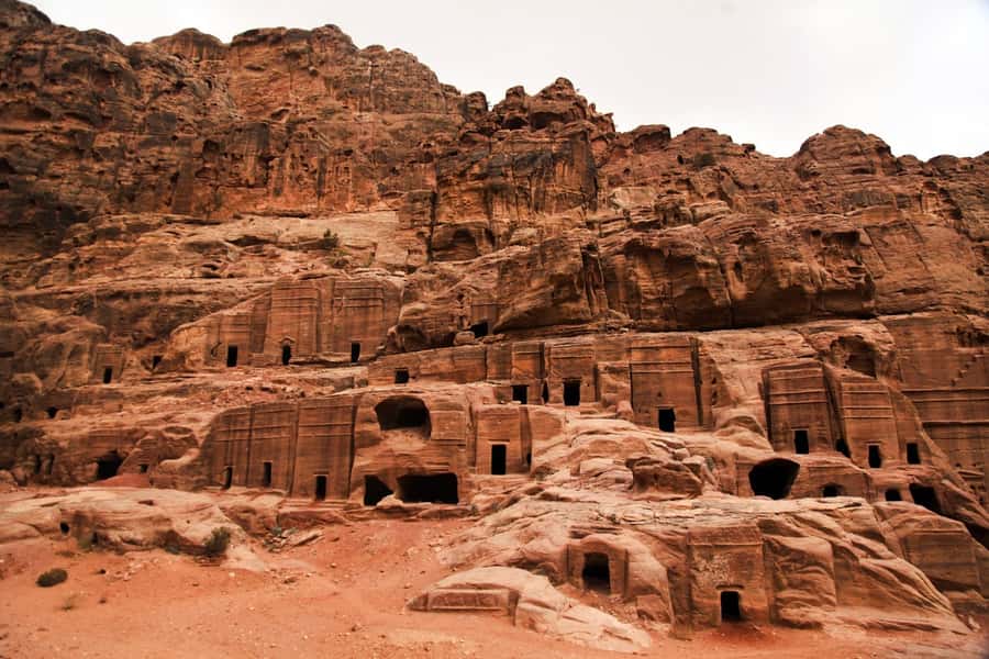 From Aqaba: Petra 1 Day Tour - The Roman theater, temples, tombs, and caves