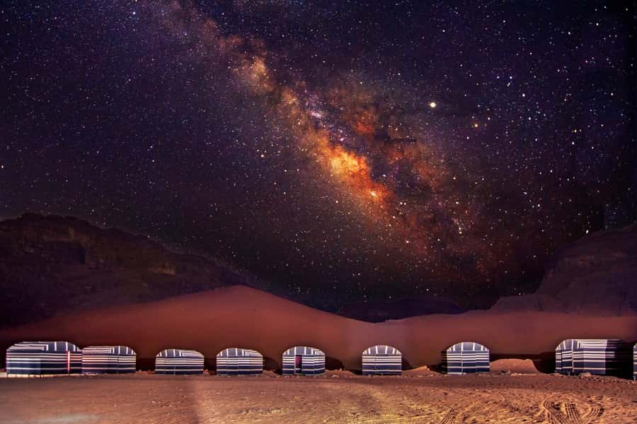 From Eilat: 2-Day Petra & Wadi Rum Tour with Camp Stay - Lunch and the move toward Wadi Rum