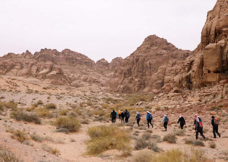 From Wadi Rum: 2-Day Hiking Adventure and Jeep Tour - Red Desert, White Desert, and Rock Made by Time