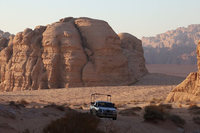 Full Day 4x4 Classic Desert Tour with overnight in private tent - Red Sand Dunes, with room to move