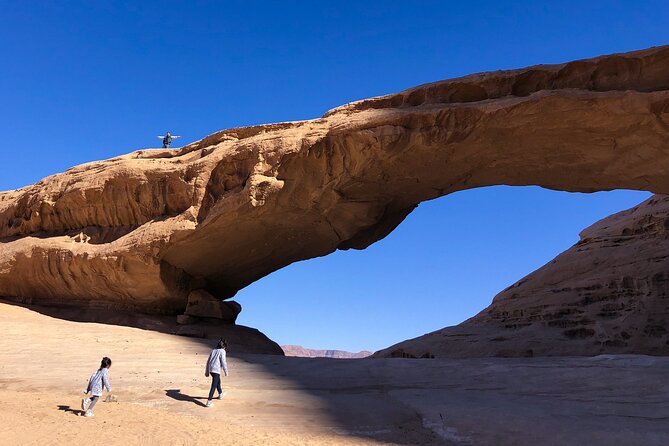 Full-Day 8 Hour Jeep Tour into Wadi Rum Protected Area with Stay - Mushroom Rock and the scale of Burdah