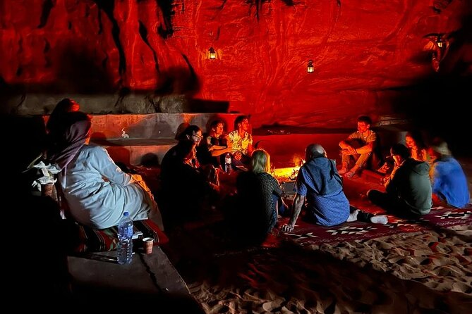 Full Day Jeep Tour and Overnight in Bedouin Camp with Meal - Red sand, Little Bridge, and Lawrence’s House