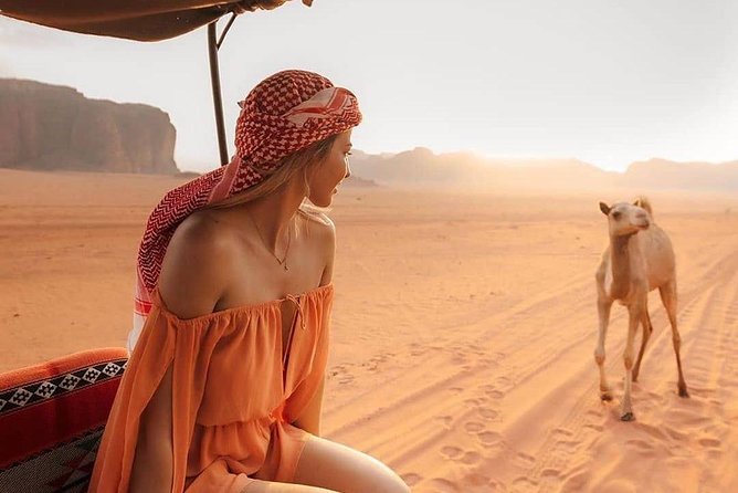 Full-Day Jeep Tour and Sleeping in cave Night Under the Stars - A full day among Wadi Rum’s red cliffs