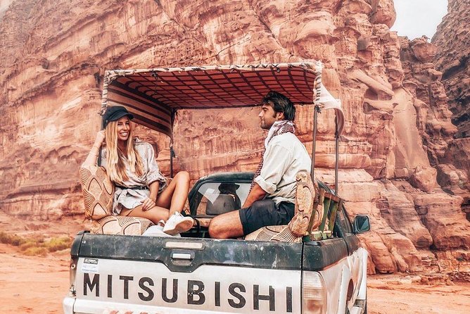 Full-Day Jeep Tour and Sleeping in cave Night Under the Stars - White Desert sunset and Abu Khasaba Canyon