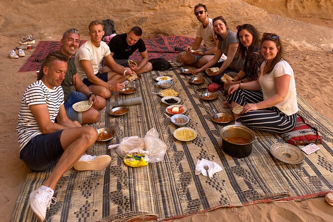 Full day Jeep Tour in Wadi Rum desert - Mushroom Rock and Burdah Mountain