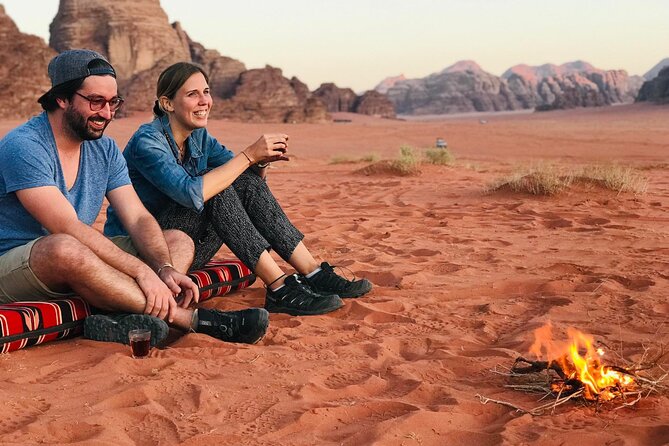 Full Day Jeep Tour in Wadi Rum Desert | Magic Bedouin Star - A slow midday break with optional Bedouin lunch