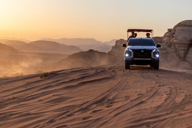 Full Day Jeep Tour + Night Under the Stars - Um Frouth Rock Bridge and the sunset finish