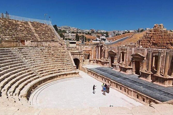 Full Day Private InterCity Tour Jerash Ajloun Umm Qais from Amman - Umm Qais: ruins with a view across three countries