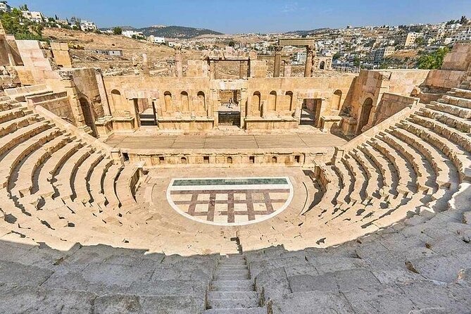 Full Day Tour in Jerash and Amman City from Amman - The Roman Theater and old Amman below