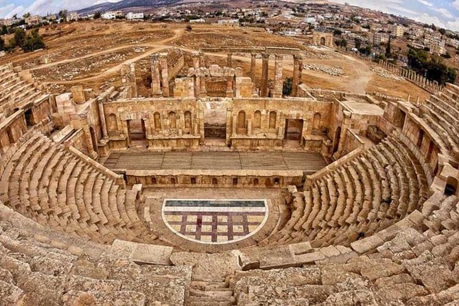 Full Day Tour : Jerash, Ajloun, Umm Qais - Umm Qais and the Roman view toward the Golan Heights