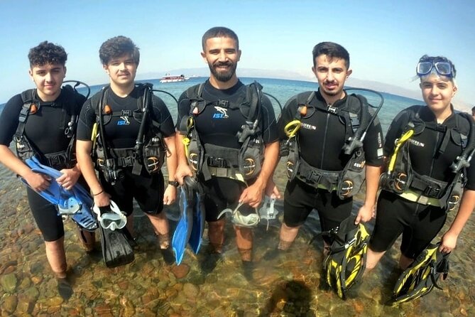 Guided Scuba Diving Adventure in Aqaba - From the shore to coral, fish, and wrecks