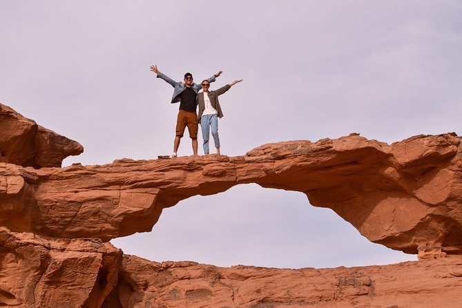 Half-Day Jeep Safari "Wadi Rum Highlights!" w/ Professional Bedouin Guide - Red dunes, sandboarding, and camel riding