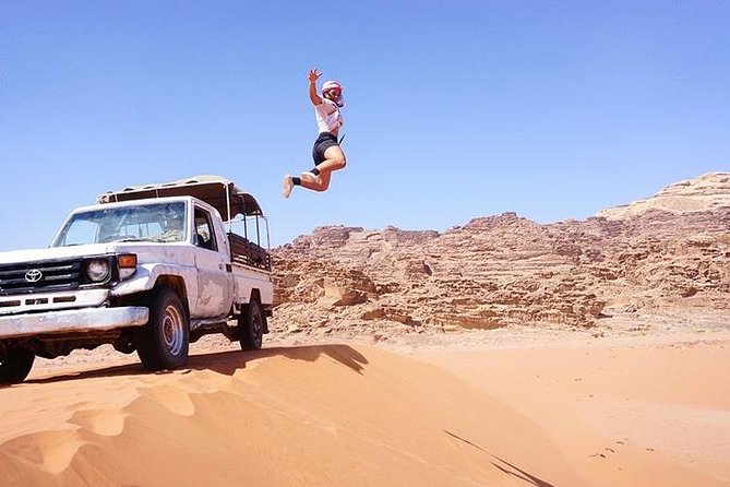 Half-Day Jeep Safari "Wadi Rum Highlights!" w/ Professional Bedouin Guide - What the $58.07 price gets you