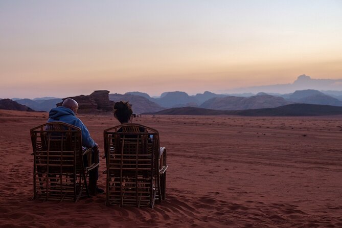 Half day Jeep Tour in Wadi Rum incl. water and Bedouin tea - Sunset at Um Sabatah with Bedouin tea