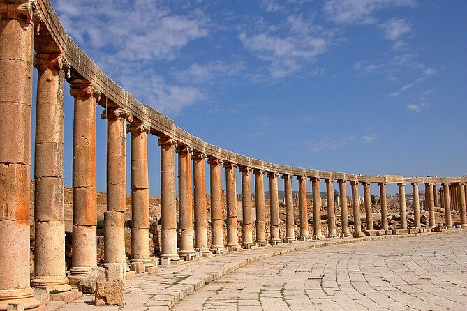 Half Day Tour to Jerash from Amman - The Oval Plaza and Cardo Maximus