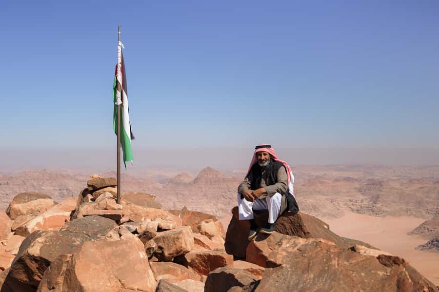 Hike to Jordan's Highest Mountain, Umm Ad Dami & Overnight - Morning breakfast and the return to Wadi Rum Village