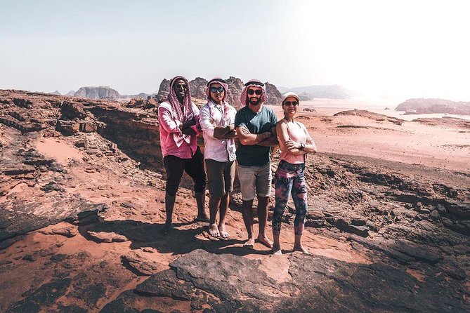 Lawrence's House Jeep Tour (5 hours) - Walking up the Al Ramal red dune