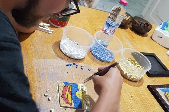 Mosaic Art Class in Amman - Building your piece one tile at a time