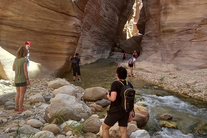 One Day Hiking Wadi Al Hasa Canyon - The waterfall at the end of the route