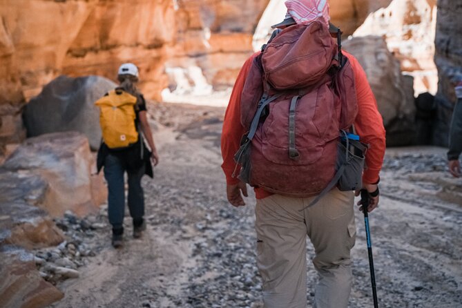 Petra to Wadi Rum Trek - 6 Days - Canyons, sandstone, and sand dunes on day four
