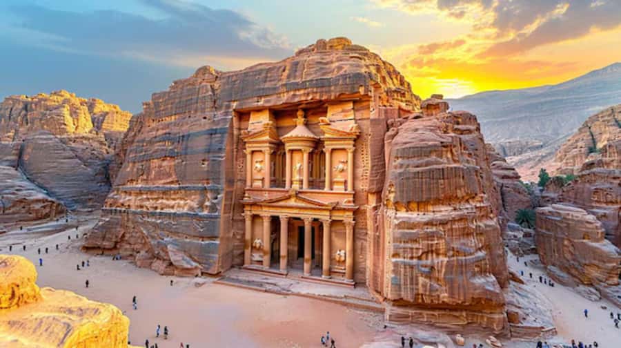 Petra & Wadi Rum: Full Day Private Tour with Hotel Pickup - Sunset, tea, and the final ride north