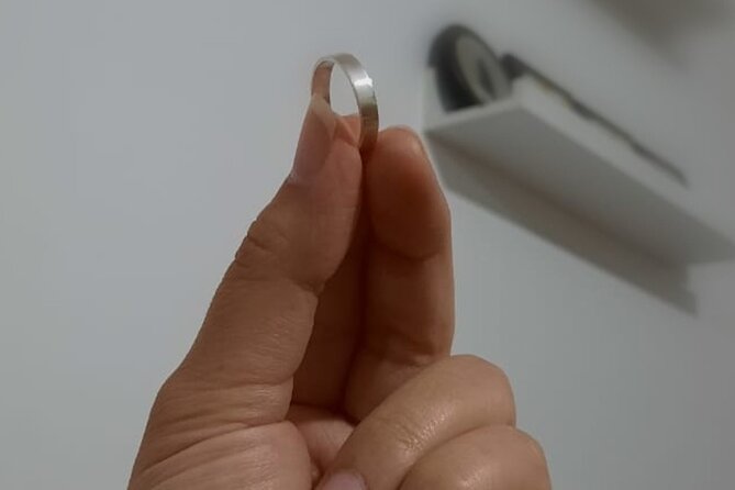 Private Experience of Simple Silver Ring Making in Amman - Step three: soldering, cleaning, and polishing